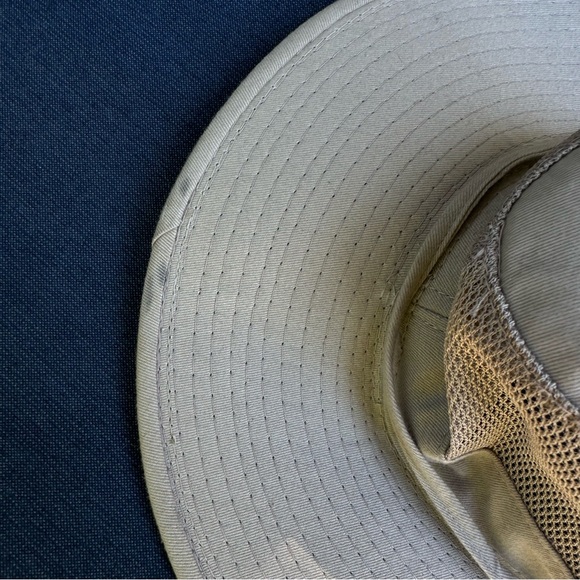 Dorfman Pacific Men's Brushed Twill-and-Mesh Safari Hat Size Medium - Picture 9 of 10